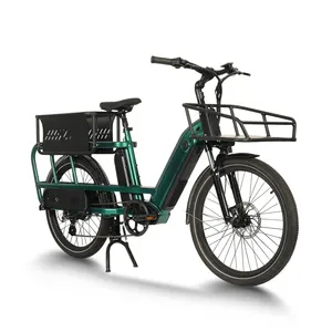 2024 Электрический Грузовой Велосипед Greenpedel, 250 Вт, 500 Вт, электровелосипед для семьи