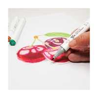 Marqueur d'art à double pointe Mont Marte-Rouge écarlate R2 Alcohol Art Markers