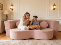 Canapé convertible en lin crème compressé, antibactérien, sur mesure, pour hôtels, écoles, parcs, ateliers et loisirs - Vente en gros