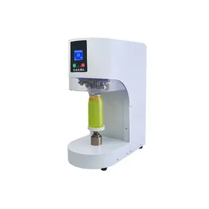 Fully Automatic Can Sealing Bubble Tea Machine For Aluminum Beer Pet Beverages