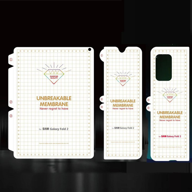 Front+Back Hydrogel Film Ultra Thin Ultra Clear TPU Soft Screen Protector for Samsung Galaxy Z Fold 7 Fold 6 Fold 5