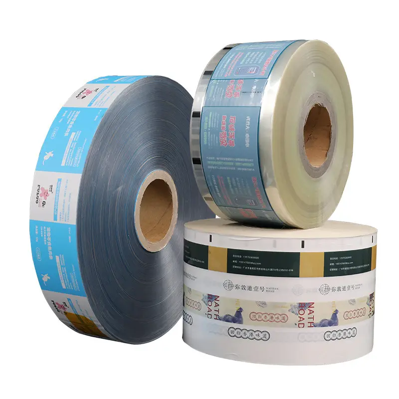 Fornitori di rotoli di pellicola per stampa in plastica trasparente trasparente Ldpe digitale olografico automatico personalizzato