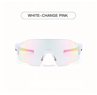 Nouvelles lunettes de soleil unisexes pour sports de plein air, course à pied, VTT, protection solaire, changement de couleur, UV400, sans monture