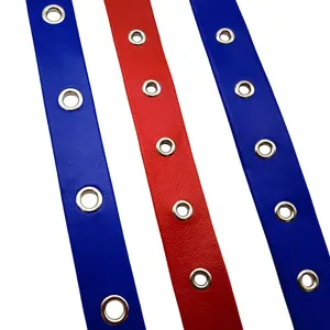 Augenlider 10 MM gotische Augenlider 2 CM mehrfarbige Kunstleder-Schnur für Diy-Halsband Gürteldekoration handgefertigte Materialien