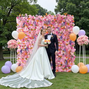 <span class=keywords><strong>Fleur</strong></span> en soie réaliste et romantique pour mariage, Saint-Valentin et Pâques, toile de fond prête à l'emploi pour photomaton, usine de fleurs AGD - Product Image 1