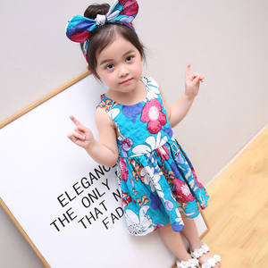 ชุดนอนเด็กผู้หญิงอินเดียรุ่นล่าสุด พร้อมที่คาดผม สำหรับฤดูร้อน ซื้อโดยตรงจากซัพพลายเออร์จีน - Product Image 4