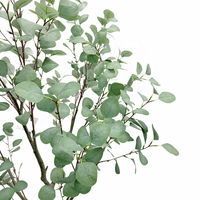 Arbre d'eucalyptus artificiel de 150 cm de hauteur, plante d'eucalyptus artificielle pour la décoration de la maison et du bureau