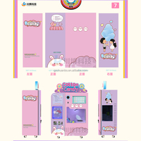 Chuanbo OEM ODM Meilleure Vente Machine à Bonbons Automatique Commerciale DIY pour Cinéma, Salle de Jeux et Parc d'Attractions, Distributeur de Barbe à Papa