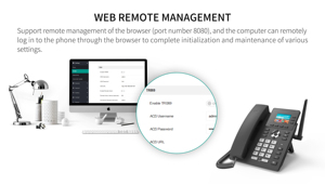 <span class=keywords><strong>Sip</strong></span> <span class=keywords><strong>GSM</strong></span> Mạng Máy Tính Để Bàn Điện thoại cố định không dây <span class=keywords><strong>VoIP</strong></span> với thẻ Sim POE 4 gam wifi ip trường văn phòng khách sạn nhà - Product Image 6