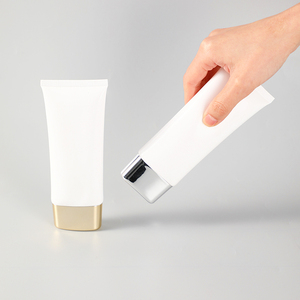 Vanjoin series — couvercle ovale rond en métal, fabrication de bijoux artisanaux de luxe, 100/120ml, à pression souple, <span class=keywords><strong>Tube</strong></span> blanc, rond, argenté, en PP - Product Image 4
