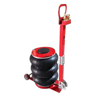 Cric pneumatique gonflable portatif de 3 tonnes à levage rapide Heavy Duty 6600lbs Triple Bag Air Jack pour réparation de levage de voiture de Garage