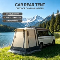 Tente de toit rigide imperméable, tente de voiture pop-up, intérieur spacieux pour SUV, camping en pleine nature, aventure en plein air