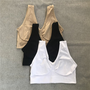 Women Fitness Seamless Yoga <strong>Bra</strong> Running <strong>No</strong> Chest Pad Bralette Vest Tube Top <strong>Bra</strong> Gym Women Push up Sports Top <strong>Bra</strong> - Product Image 2