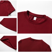 Camiseta Deportiva de Primavera para Mujer, de Secado Rápido, para Yoga, de Spandex/Nailon, Ajustada, de Manga Corta, para Fitness, para Correr al Aire Libre