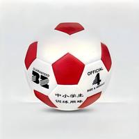 Ballon de football en cuir PU durable, taille 5, cousu à la machine, économique, logo personnalisé, entraînement intérieur/extérieur, résistant à l'usure