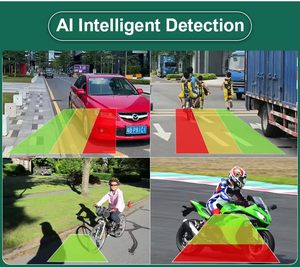 10.36 inch 6 kênh màn hình cảm ứng thông minh mù Zone Monitor với BSD báo động và DVR Recorder cho RV Xe Tải xe buýt - Product Image 5