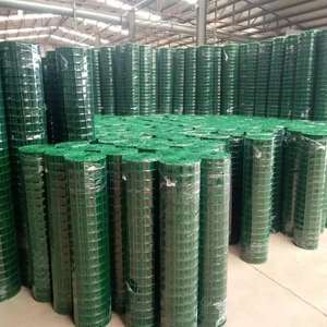 Clôture en treillis soudé de haute qualité avec mailles de 10*10 mm, cadre en PVC, fil de fer galvanisé résistant à la corrosion pour la sécurité de la cour - Product Image 2