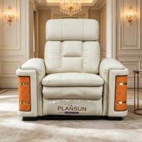 Canapé inclinable de luxe pour home cinéma 1, 2 ou 3 places, sièges de cinéma électriques avec éclairage LED, porte-gobelets, chaise personnalisée pour salle de cinéma