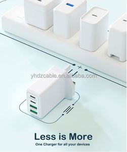 40W <b>Power</b> Adapter with 2USB C and 2USB 4-port Travel Fast Charging Head Mobile Phone Portable Wall Charger - Product Image 3