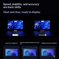 NOUVEAU Projecteur Tri-Laser 4K JMGO N3 1700 Lumens ISO Android 11 Smart Gimbal Home Cinéma avec Zoom Ultra HD Portable
