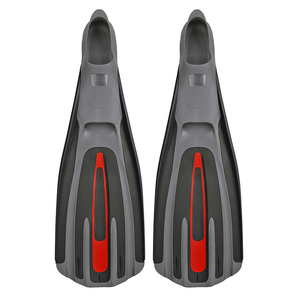 एलोमा पेशेवर लंबे ब्लेड डाइविंग फिविंग फिन्स के लिए 3 रंगों के नए डिजाइन के साथ आरामदायक टीपर पैर की जेब - Product Image 5