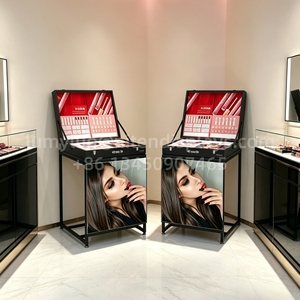 Detachable Floor Display <b>Stand</b> Combined Flip Top Lockable Cosmetic Demo Box for Retail Store Trade Show - Product Image 3