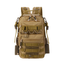 Sac à dos tactique unisexe en gros, tendance, imperméable, en polyester, avec fermeture éclair, camouflage Molle, capacité de 20 à 36 L