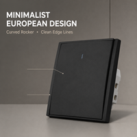 Prise murale standard européenne 16A, panneau PC, durable, résistant au feu, pour maison, hôtel, appartement