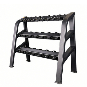 Supporto per manubri da palestra per palestra con supporto per manubrio regolabile per allenamento della forza - Product Image 3