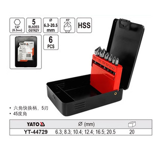 Yato <b>Chamfering</b> <b>Tool</b> 45 Degree Reamer For Metal Workpiece High Accuracy - Product Image 3