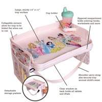 Bandeja de Juego de Viaje para Niños, Bolsa de Almacenamiento para Automóvil, Bandeja de Viaje Portátil para Niños, Bandeja de Juego para Niños