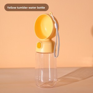 Bouteille d'eau portable pour animaux de compagnie Furrivo 3 en 1, en plastique, étanche, avec rangement pour nourriture, gobelet pliable, anti-fuite, pour chiens et chats en extérieur - Product Image 5