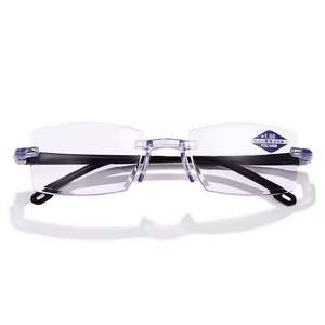 Lunettes de lecture ZT à double vision, anti-lumière bleue, monture en résine, unisexe, haute définition, légères, pour la vision de près et de loin - Product Image 3