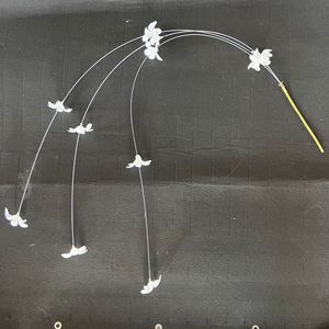 Artificial Hanging <b>Silk</b> <b>Flowers</b> Single Branch High Simulation Wedding Decor Home Furnishing Props - Product Image 3