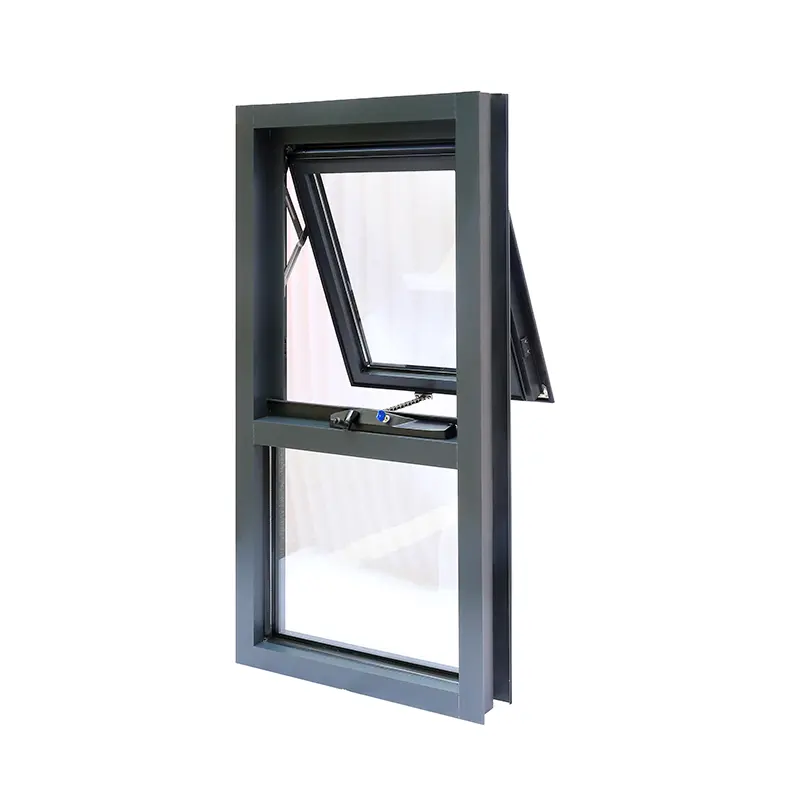 Astralian As2047 цепные намоточные окна с алюминиевым каркасом, полукоммерческие стеклопакеты для дома