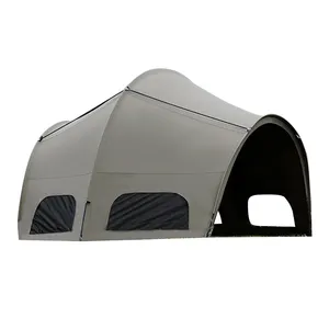 Light Luxury Cotton Outdoor Factory Portable Tent Camp Camping Picnic Rain Shade Tactics Wind Hemispherical Shelter Tent