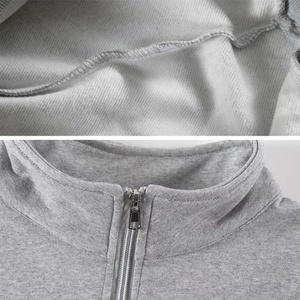Nuova Felpa con Cappuccio e Zip a un Quarto in Cotone 100% Lavorato a Maglia 2026 per Uomo e Donna, Ideale per Abbigliamento Casual e Sportivo - Product Image 3