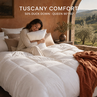 Couette en duvet de canard blanc 50% format Queen, toutes saisons, chaleur toute l'année, en coton anti-duvet, matelassée, vente en gros