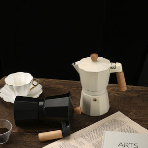 Moka <span class=keywords><strong>Mokka</strong></span> à Induction en acier inoxydable, 4 tasses, 9 tasses, 12 tasses, Portable, industriel, en aluminium italien, expresso, Pots à <span class=keywords><strong>café</strong></span> Moka - Product Image 4