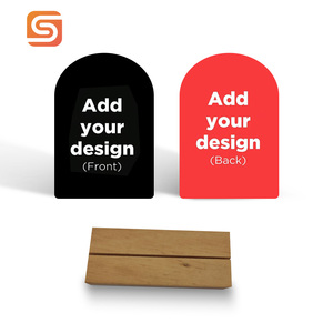 Chất Lượng Cao Biểu Tượng Tùy Chỉnh Thẻ Boong Thân Thiện Với Môi Màu Đen Và Màu Đỏ Giấy Phía Trước Trở Lại In Ấn Vòm Hình Dạng Thẻ - Product Image 1