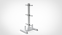 Support de rangement vertical multifonctionnel en acier pour plaques de poids, robuste et sûr, argenté, pour usage commercial et domestique, personnalisable, fourni directement par l'usine