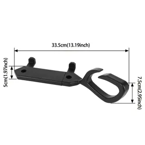 <span class=keywords><strong>1</strong></span> Paire de crochets de guidage et de réglage de <span class=keywords><strong>ceinture</strong></span> de sécurité pour siège arrière de voiture, compatible General Motors - Product Image 2