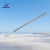 Antenne industrielle omnidirectionnelle étanche IP67 à double bande 2,4 GHz 5,8 GHz à gain élevé pour solution anti-drone extérieure, connecteur femelle de type N