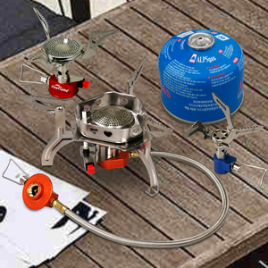 موقد غاز مصغر بسيط قابل للطي بشعلة واحدة ومعتمد بمعيار CE للتخييم وتسلق الجبال في الهواء الطلق، مناسب للسوق الأوروبي، طباخ غاز متنقل - Product Image 5