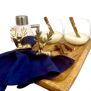 Porte-serviettes en fer de haute qualité au design moderne et fabuleux en forme de renne, écologiques, faits à la main, pour mariage, maison, hôtel, décoration de table - Product Image 1