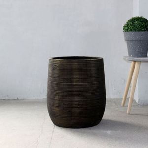 Macetas de Cemento Ovaladas Grandes para Exteriores, Macetas de Jardín para Plantas de Interior - Product Image 3