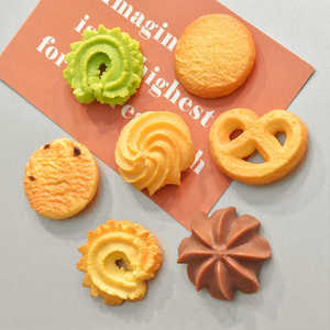 Artificial Cookie Model for Kitchen Decoration, Faux Cookie, Home Simulation, Biscuit, Food, Dessert, Table, Window Props - Product Image 3