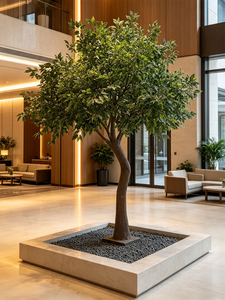 <span class=keywords><strong>Olivo</strong></span> Artificial Grande Multitronco con Protección UV y Hojas Amplias para Exteriores, Ideal para Villas, Hoteles, Patios y Decoración de Paisajes, 1 unidad MOQ, OEM Personalizado - Product Image 5