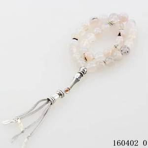 Nuevo diseño, collar de tasbih islámico de ágata 99, cuentas de oración musulmanas, estilo étnico elegante - Product Image 2
