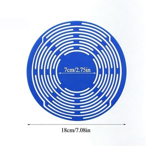 แผ่นรองจานซิลิโคนทรงกลม ทนความร้อน ใช้กับเครื่องล้างจานได้ เหมาะสำหรับการตั้งแคมป์และกิจกรรมกลางแจ้ง - Product Image 4